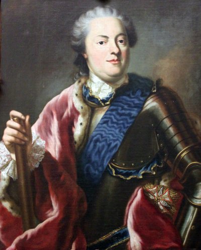 Keurvorst Friedrich Christian van Saksen (1722-1763) door Georg Desmarees